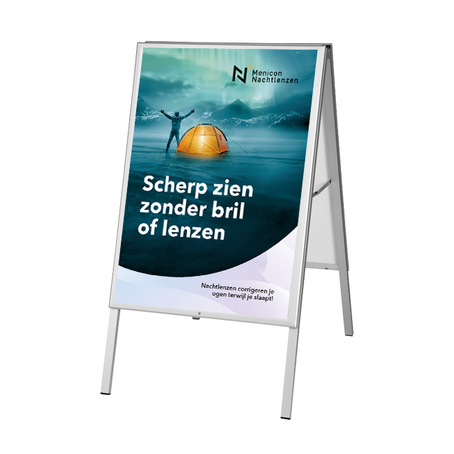 Stoepbordposter Noorderlicht