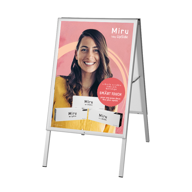 Affiche Miru 1day UpSide femme (FR)  (B1)